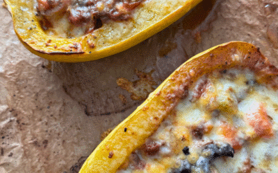 courge spaghetti farcie au chili