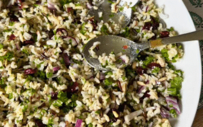 salade de riz sauvage
